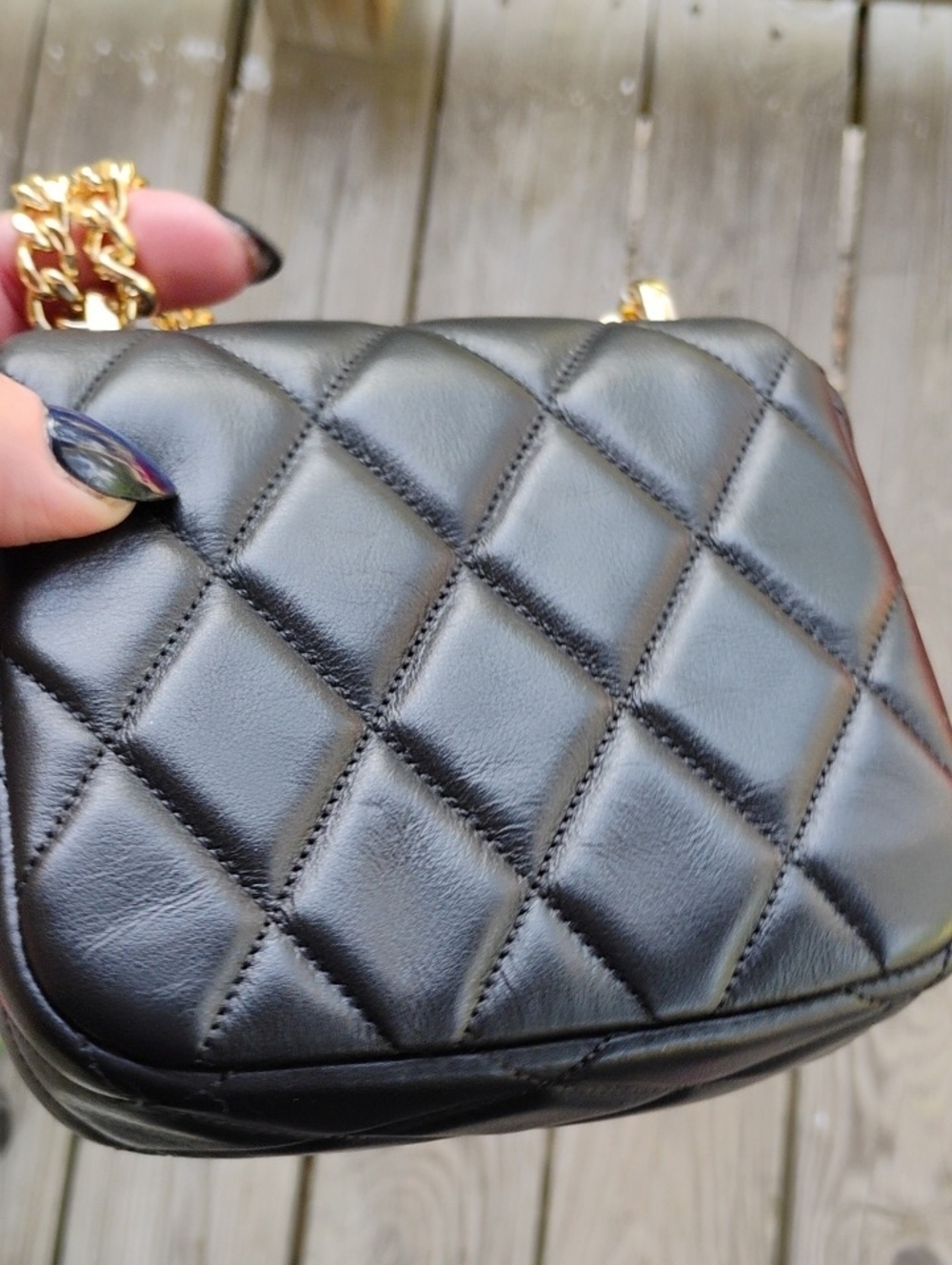 Kate Spade NEW $259 Mini Quilted Black Carey Combo Strap Crossbody Bag - Picture 3 of 5